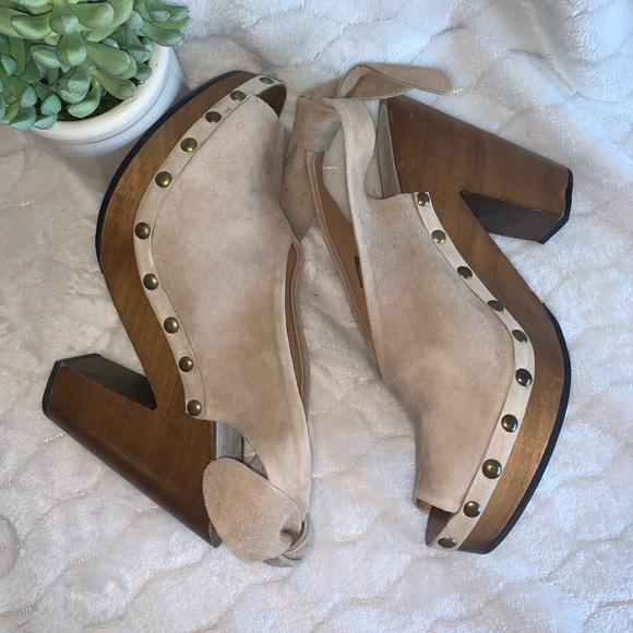 Ulla Johnson Mina Leather wooden clog - Picture 5 of 16
